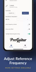 Pro Guitar Tuner app screenshot 4