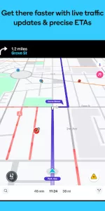 Waze Navigation & Live Traffic app screenshot 9