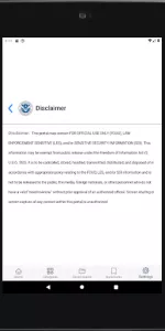 DHS Intel app screenshot 5
