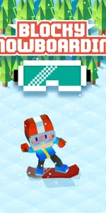 Blocky Snowboarding app screenshot 15