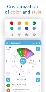 Sectograph. Day & Time planner app screenshot 3